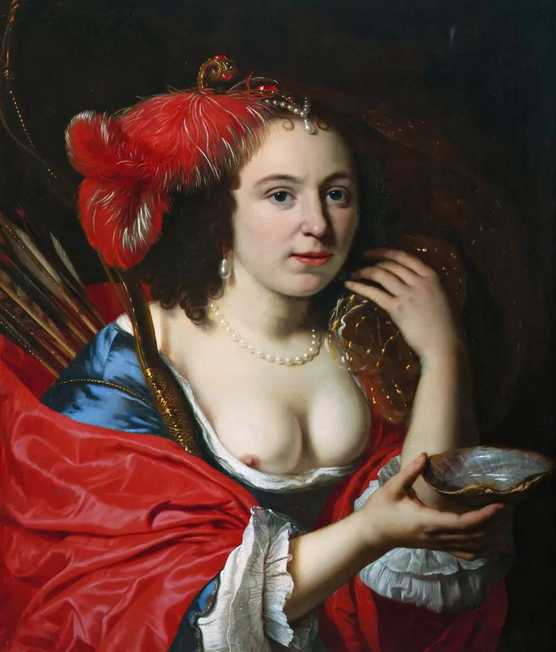 Anna Du Pire As Granida av Bartholomeus van der Helst