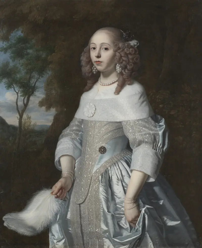 Jeanne Parmentier, 1634-1710 av Bartholomeus van der Helst