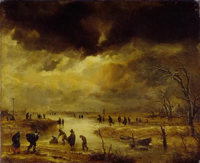 Zimní scéna, Aert van der Neer