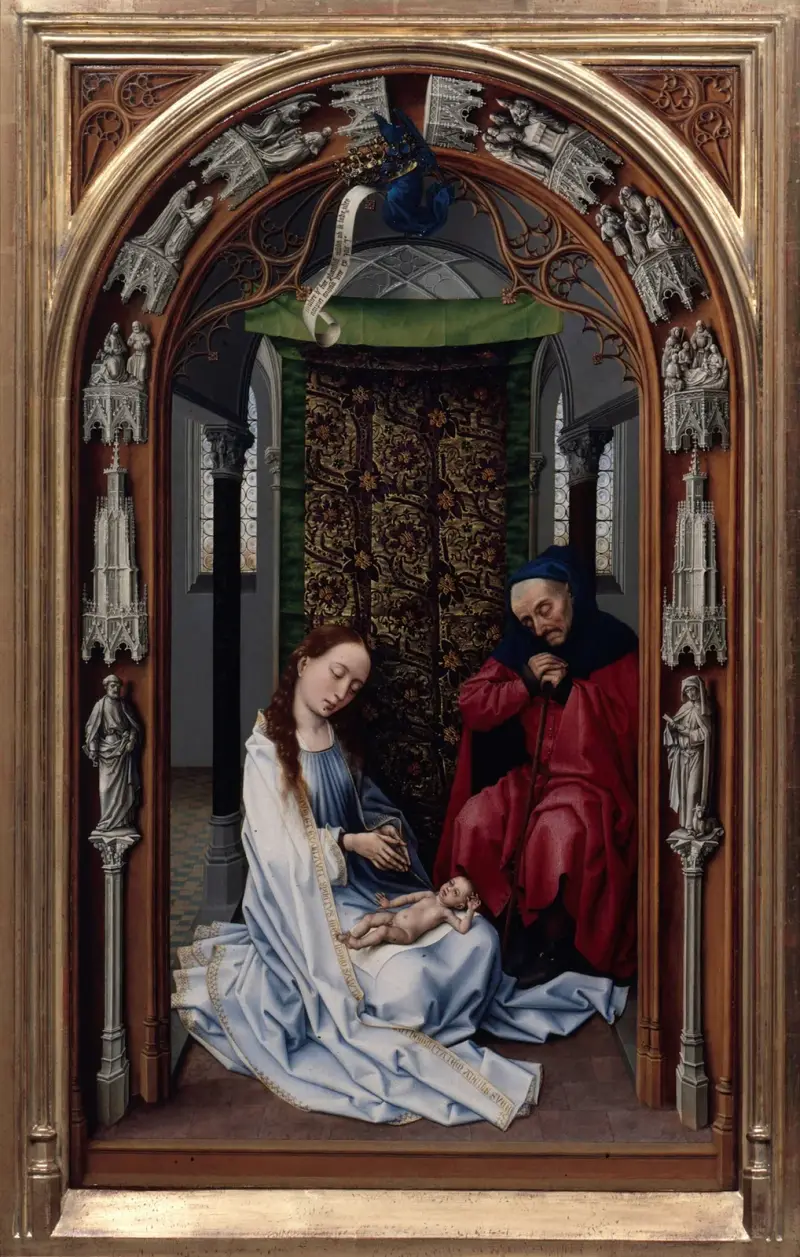 The Altar of Our Lady (Miraflores Altar), 1440 – nr 3 av Rogier van der Weyden