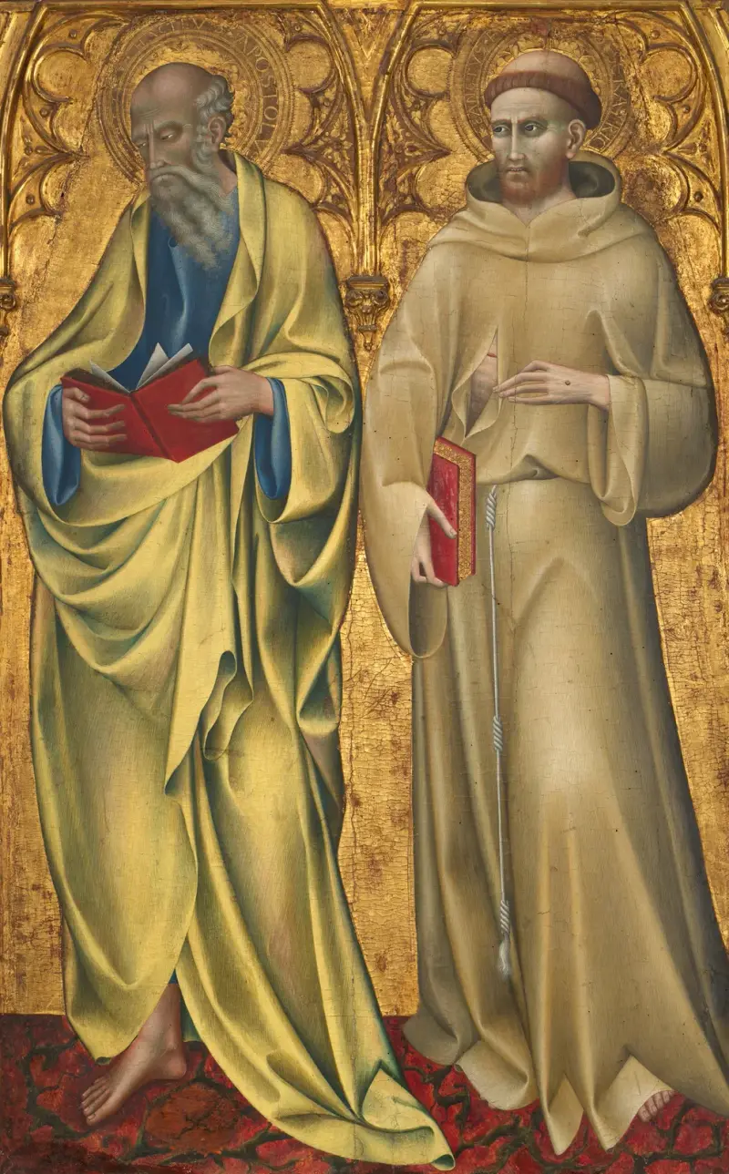 Saints Matthew and Francis av Giovanni di Paolo