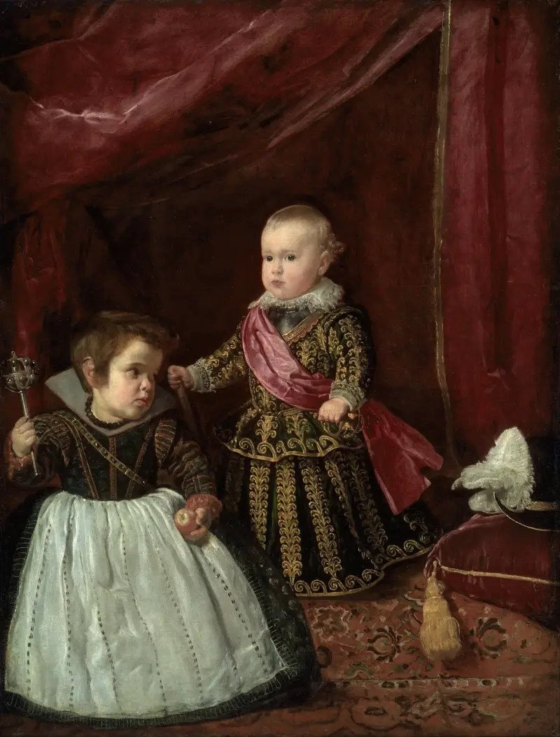 Don Baltasar Carlos with a Dwarf av Diego Velázquez