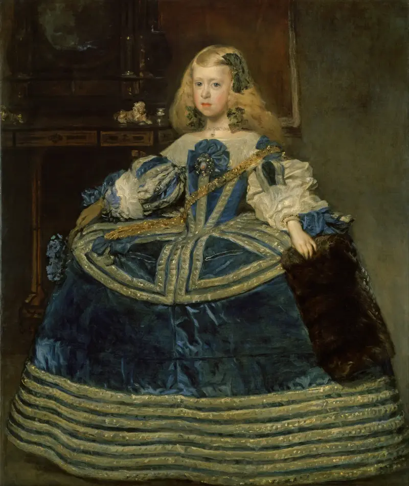 Infanta Margarita Teresa in blauem Kleid von Diego Velázquez