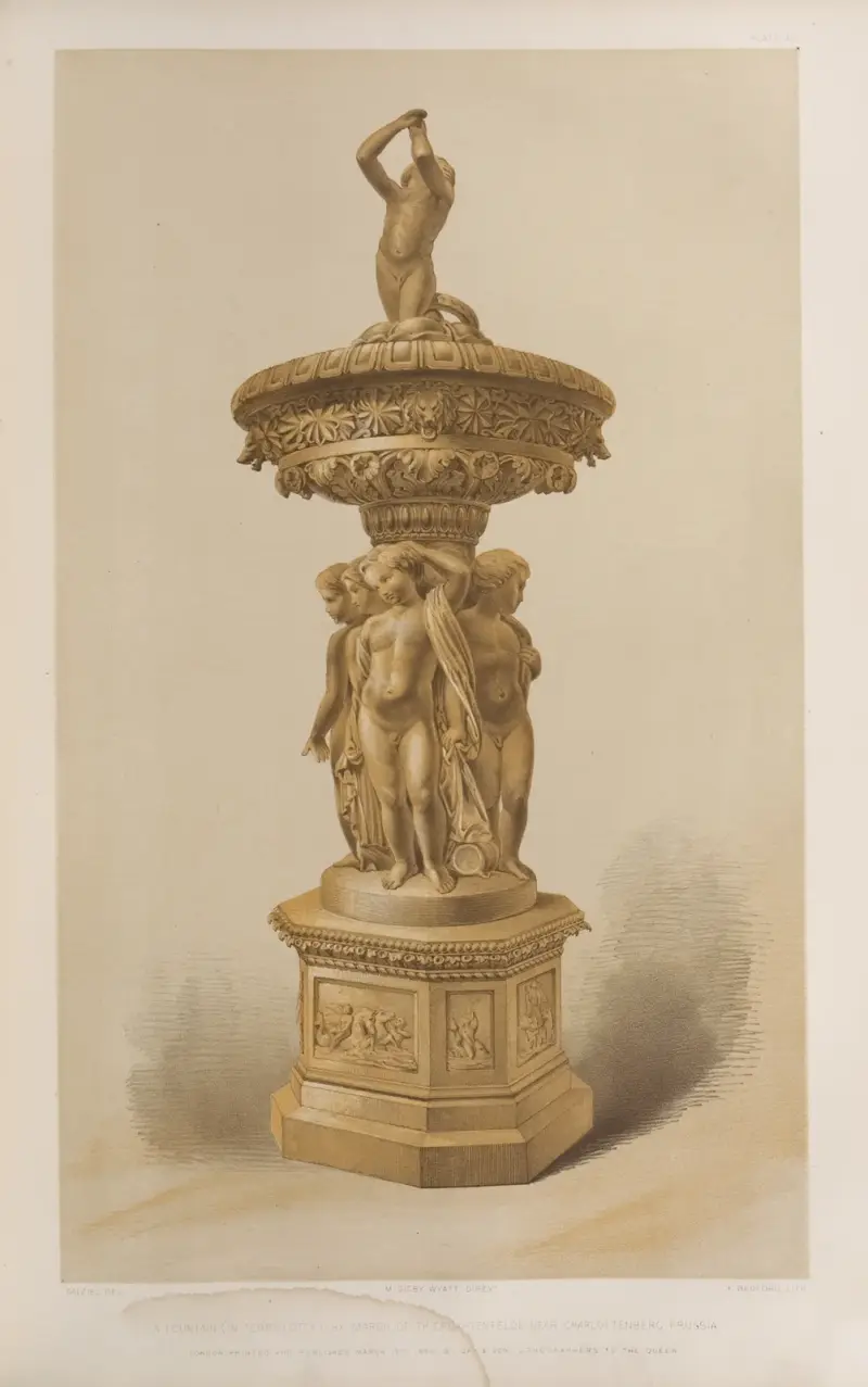 Eine Fontäne (in Terrakotta) von Matthew Digby Wyatt