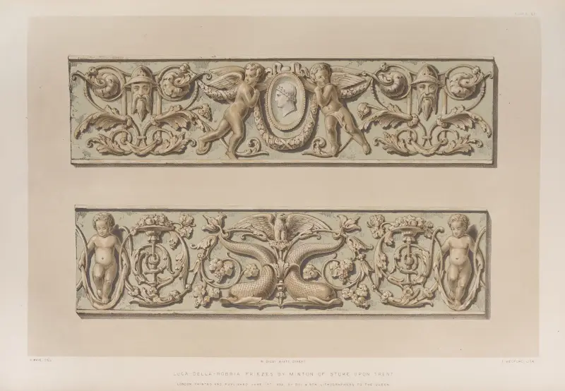 Luca-della-Robbia friezes av Matthew Digby Wyatt