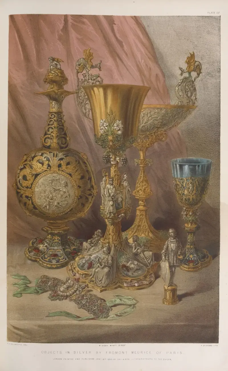Objekte in Silber von Matthew Digby Wyatt