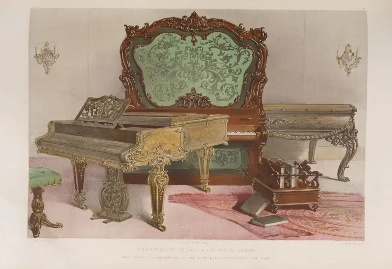 Pianofortes by Collard & Collard of London av Matthew Digby Wyatt