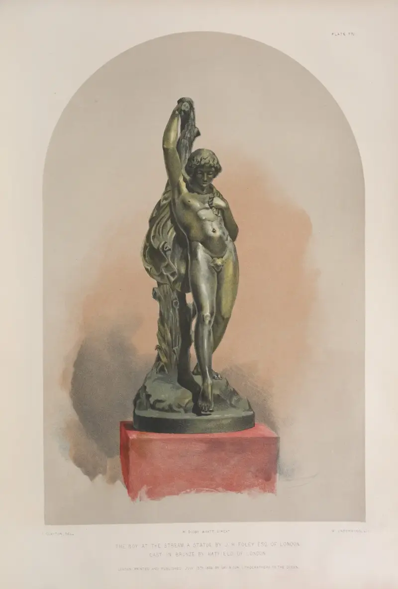 Der Junge am Bach, eine Statue von Matthew Digby Wyatt