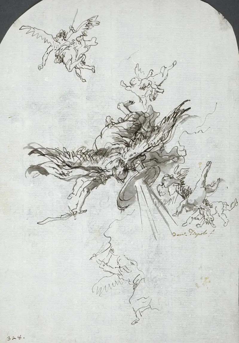 Ärkeängeln Mikael av Giovanni Domenico Tiepolo