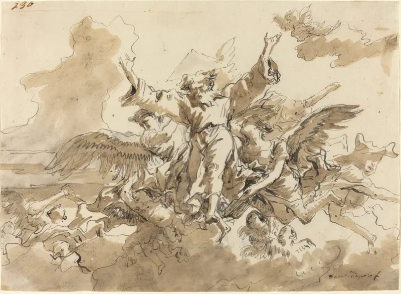 Universums skapelse av Giovanni Domenico Tiepolo