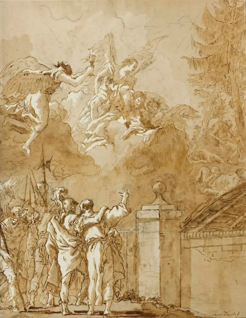 Kristi ångest i Getsemane av Giovanni Domenico Tiepolo