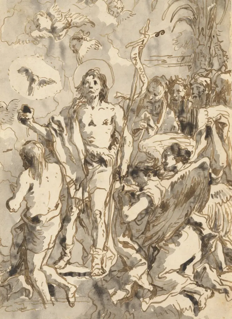 Die Taufe Christi, 1770 – Nr. 1 von Giovanni Domenico Tiepolo