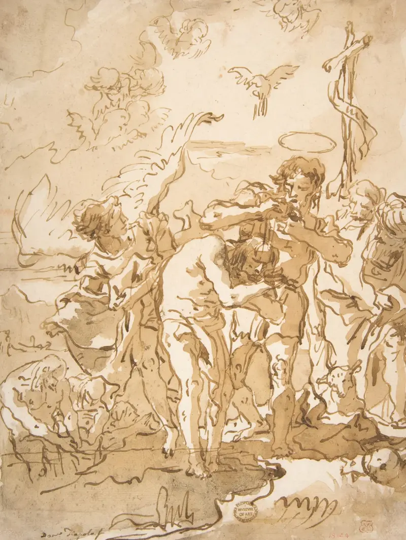 Kristi dop av Giovanni Domenico Tiepolo