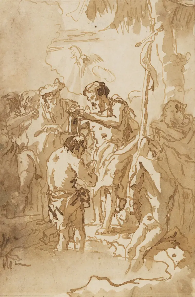 Kristi dop av Giovanni Domenico Tiepolo