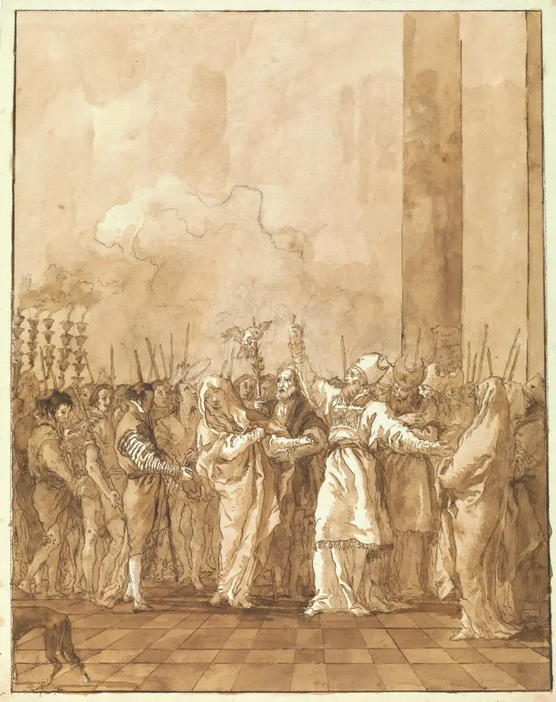 Die Vermählung der Jungfrau von Giovanni Domenico Tiepolo