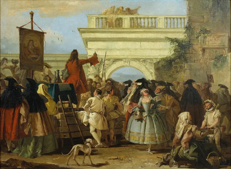 Szarlatan, Giovanni Domenico Tiepolo