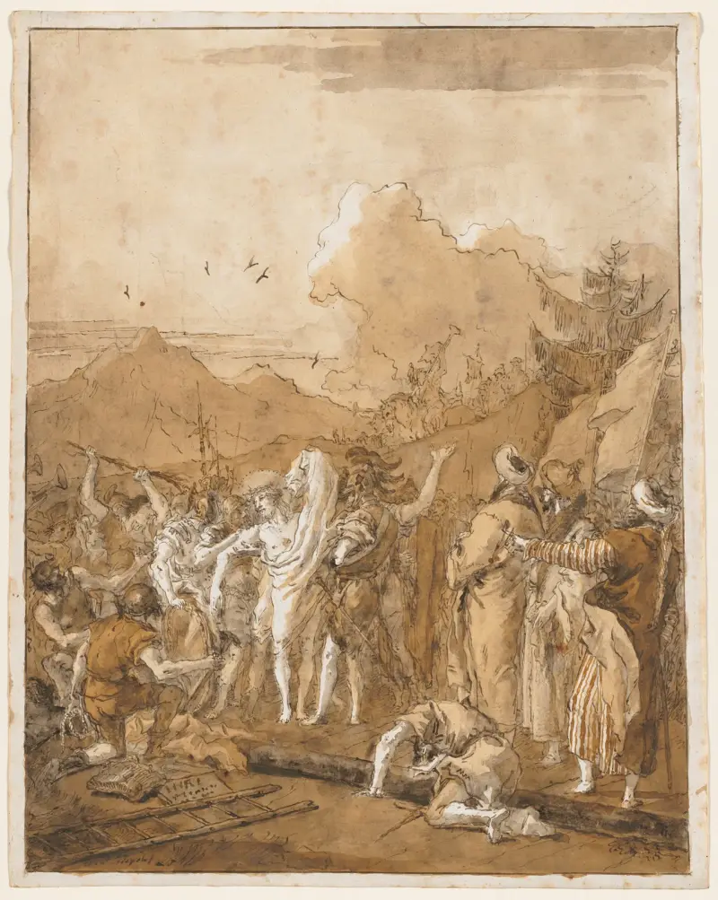 Kristi avklädning av Giovanni Domenico Tiepolo