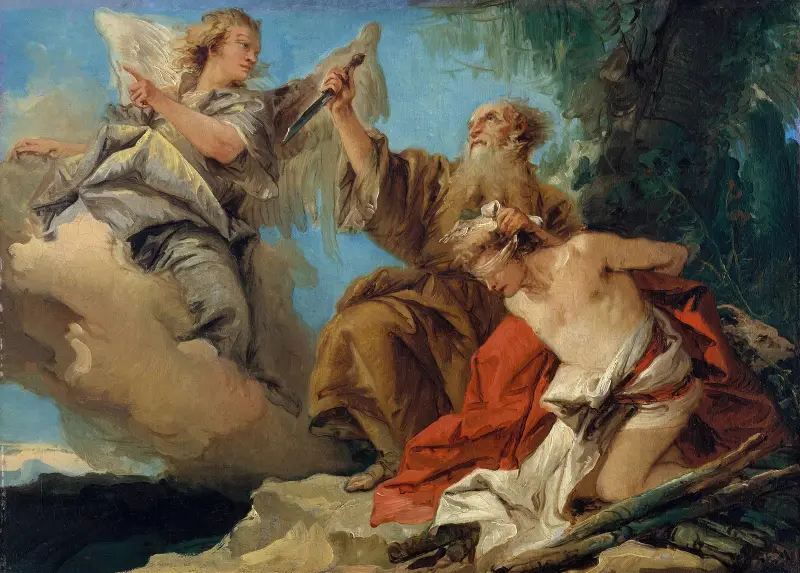 Die Opferung Isaaks von Giovanni Domenico Tiepolo