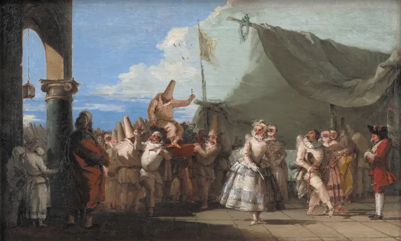 The Triumph of Pulcinella av Giovanni Domenico Tiepolo
