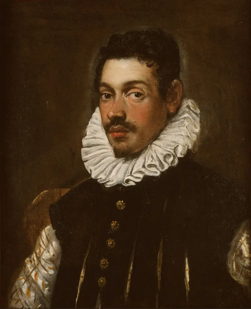 Porträtt av en herre av Domenico Tintoretto