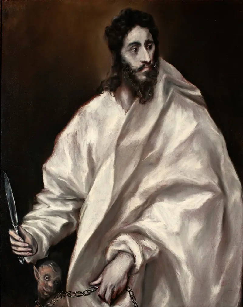 Bartholomew the Apostle av El Greco (Domenikos Theotokopoulos)