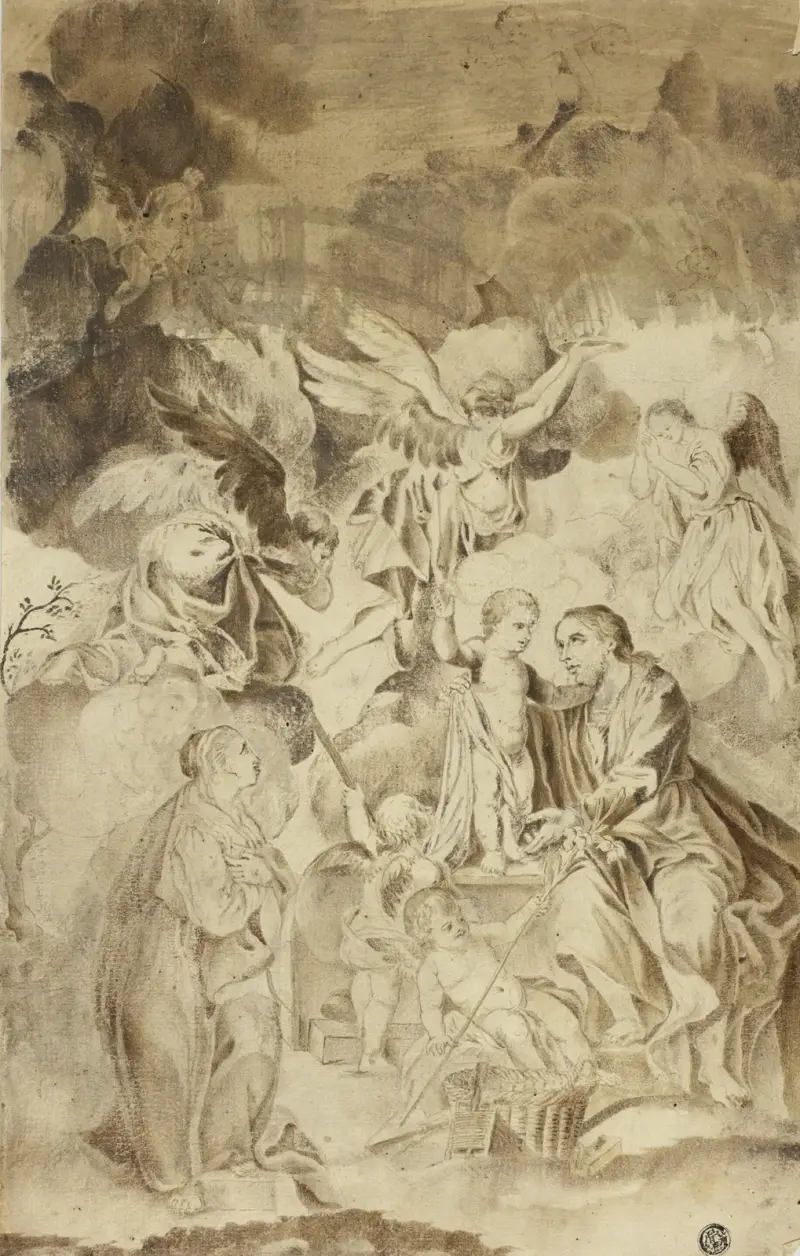 Vision des Christuskindes und des heiligen Josef von El Greco (Domenikos Theotokopoulos)