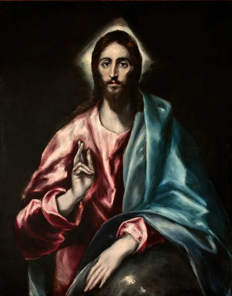 Christ as Saviour av El Greco (Domenikos Theotokopoulos)