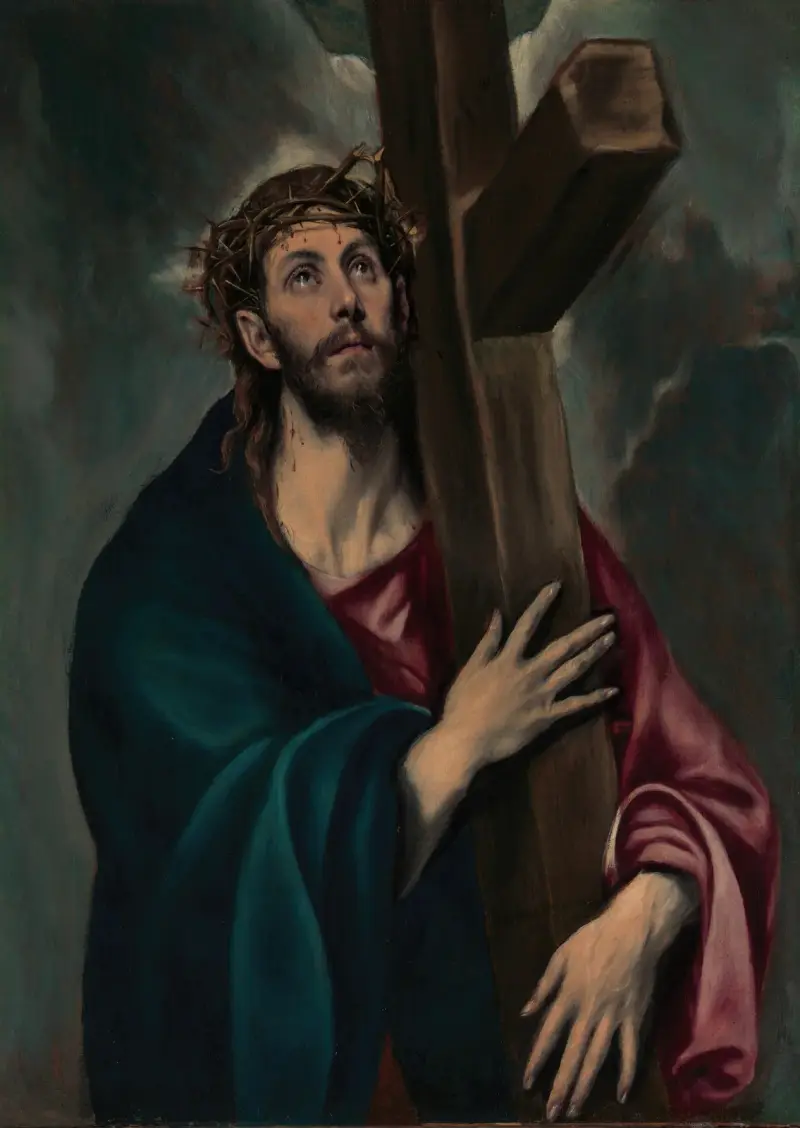 Christ Carrying the Cross, 1577 av El Greco (Domenikos Theotokopoulos)