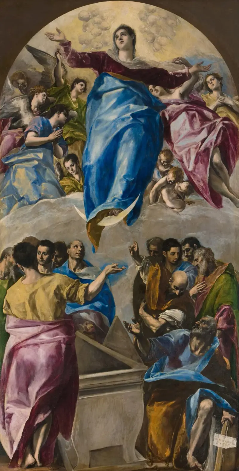 The Assumption Of The Virgin av El Greco (Domenikos Theotokopoulos)
