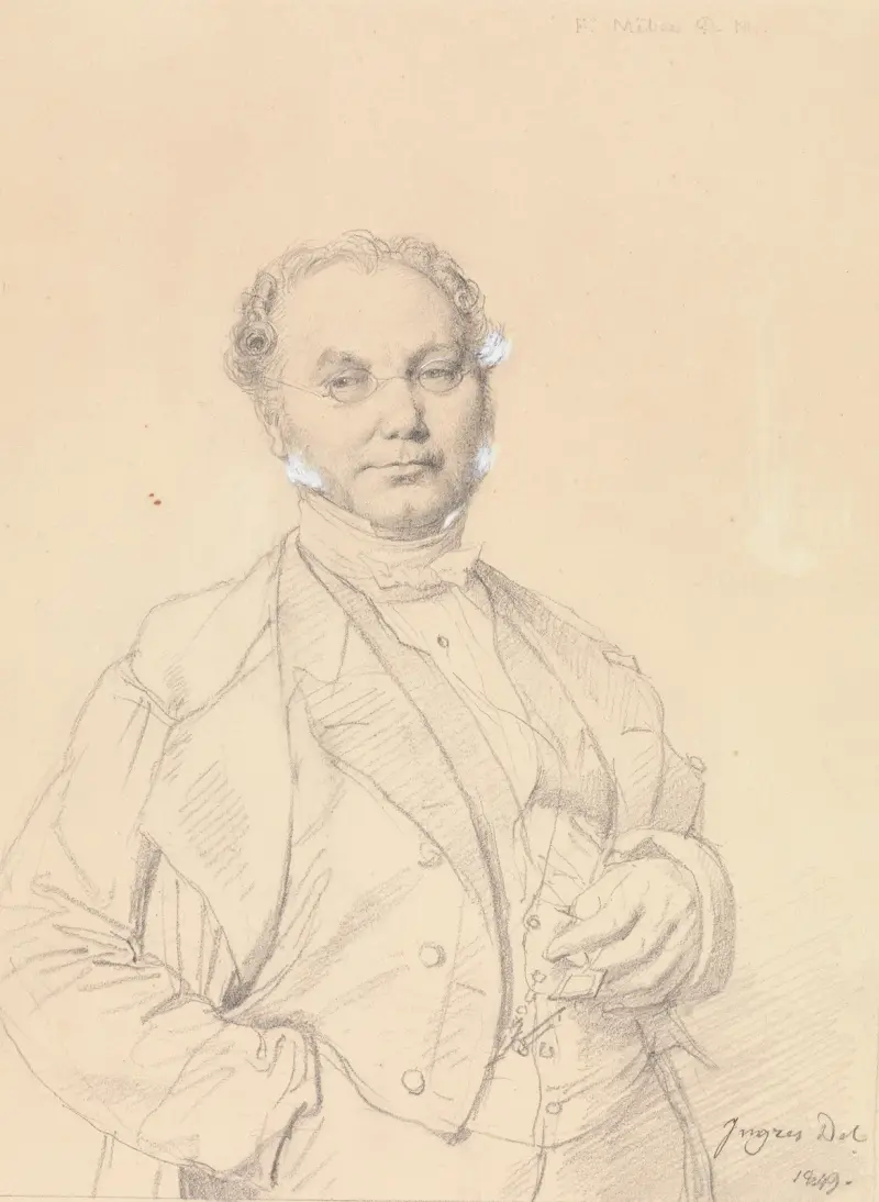 Dr. François Mêlier av Jean Auguste Dominique Ingres