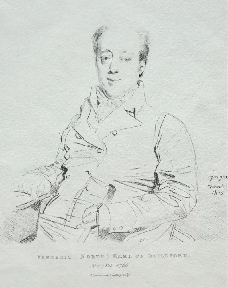 Frederic, 5. Earl of Guilford von Jean Auguste Dominique Ingres