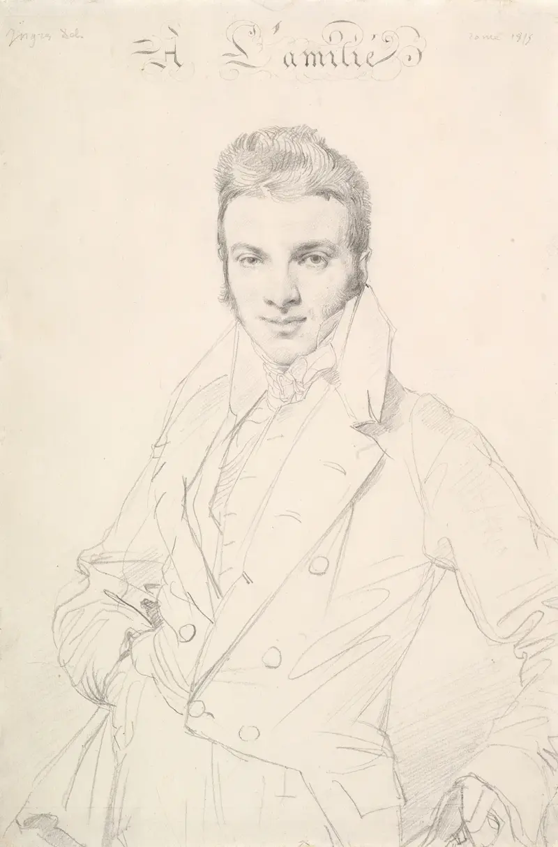 Jean-Joseph Fournier av Jean Auguste Dominique Ingres