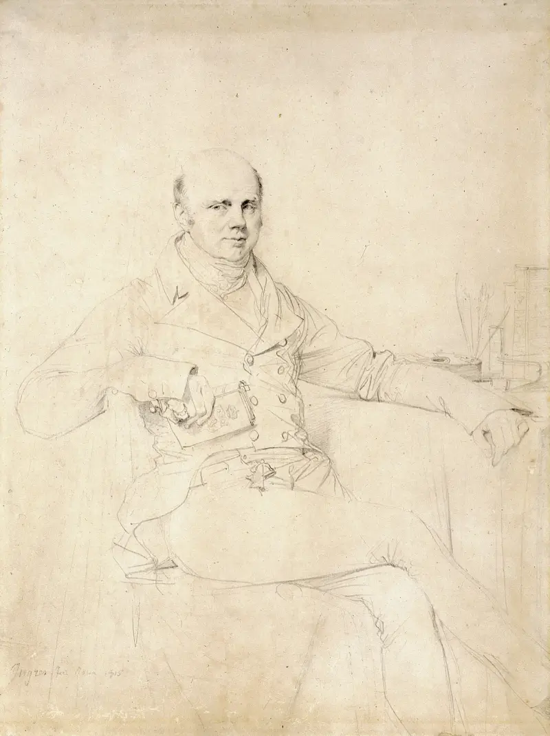 John Russell, 6:e hertig av Bedford av Jean Auguste Dominique Ingres