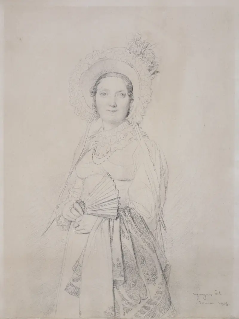 Madame Lavergne av Jean Auguste Dominique Ingres