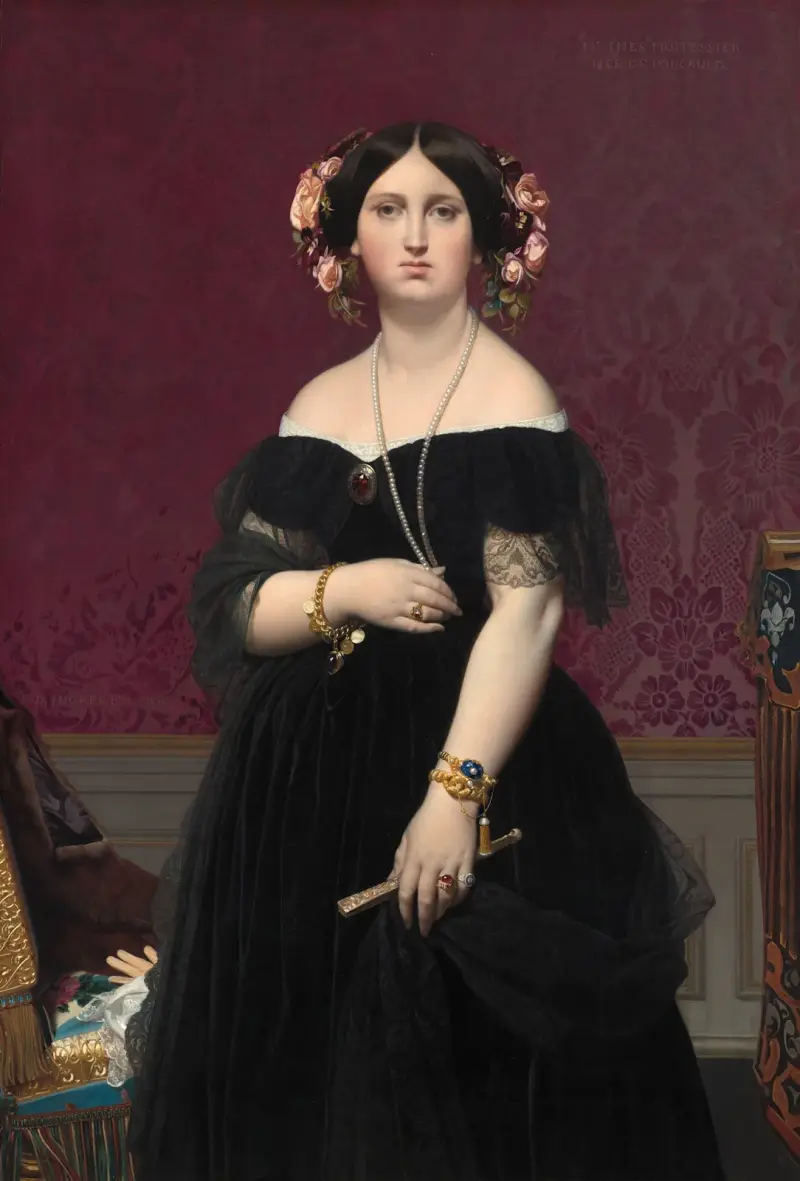 Madame Moitessier, 1851 – Nr. 2 von Jean Auguste Dominique Ingres