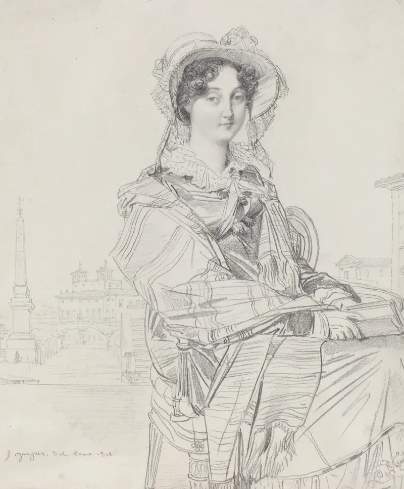 Mrs. Charles Badham von Jean Auguste Dominique Ingres