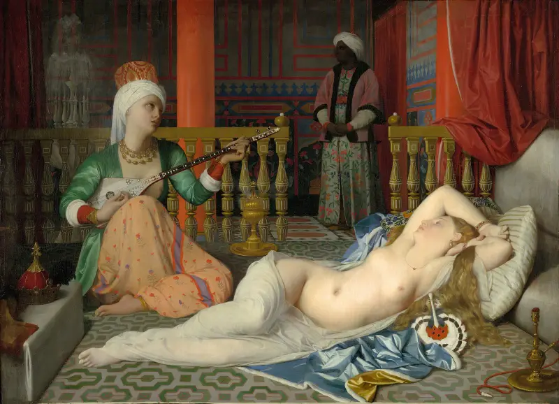 Odaliske, Sklavin und Eunuch von Jean Auguste Dominique Ingres