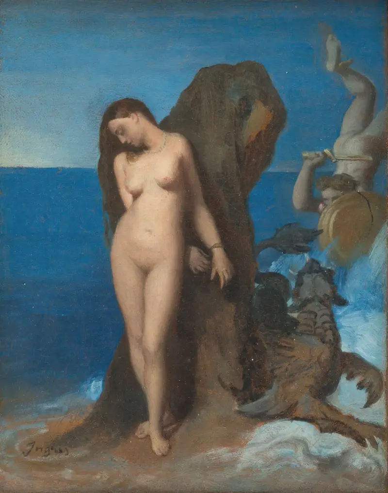 Perseus und Andromeda von Jean Auguste Dominique Ingres