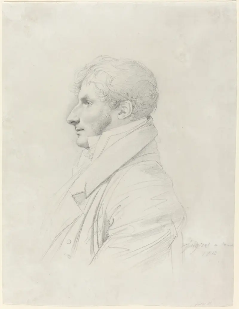 Philippe Mengin de Bionval av Jean Auguste Dominique Ingres
