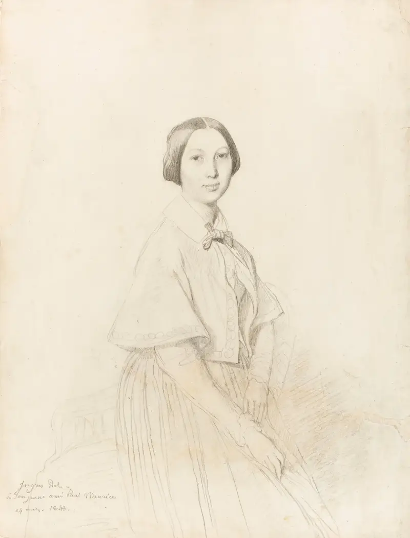 Portrait de Mme Paul Meurice av Jean Auguste Dominique Ingres