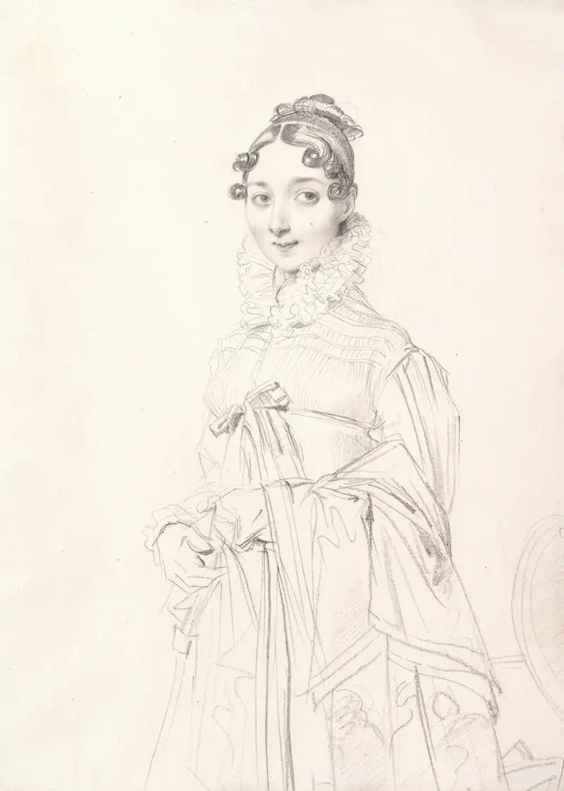 Portrait of a Lady av Jean Auguste Dominique Ingres