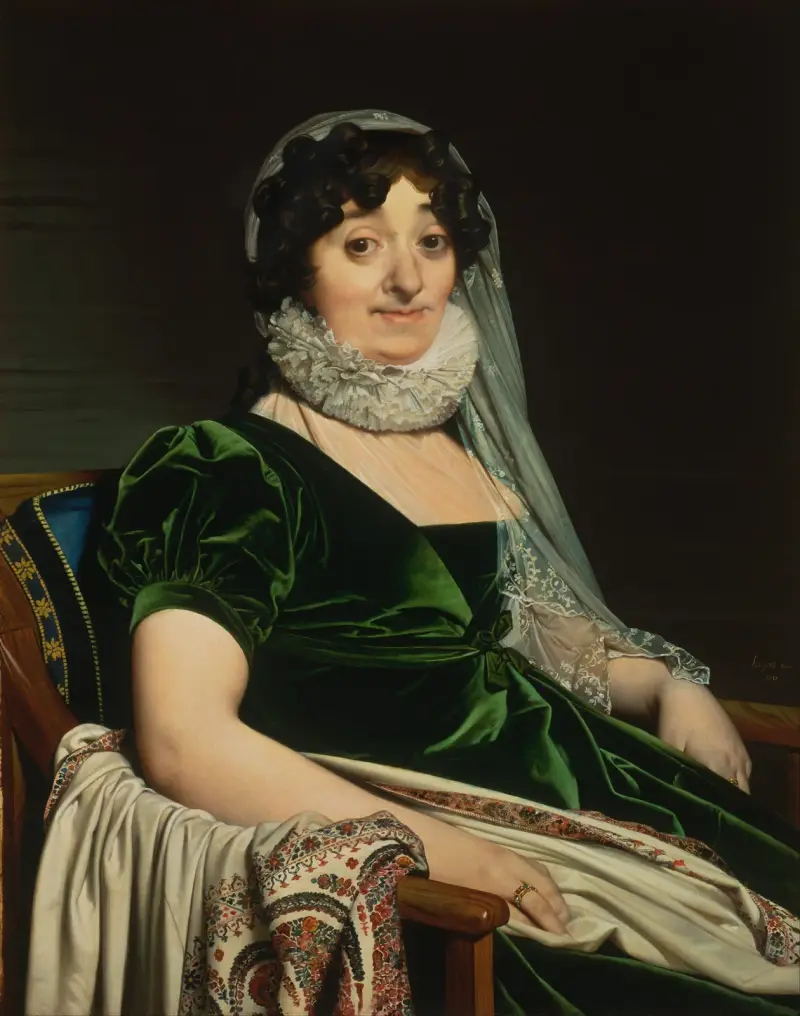 Portrait Of The Countess Of Tournon av Jean Auguste Dominique Ingres