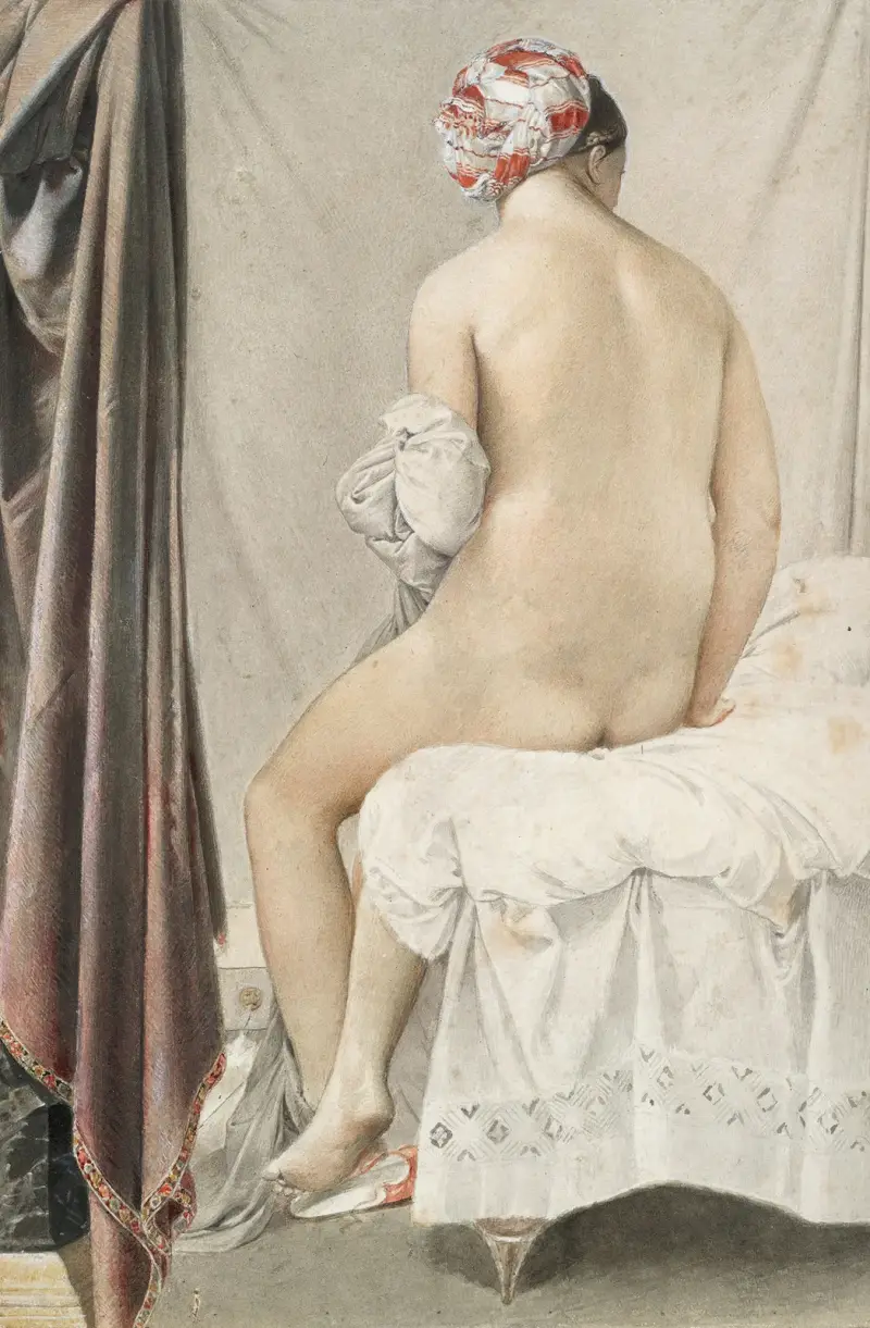 Die Badende von Jean Auguste Dominique Ingres