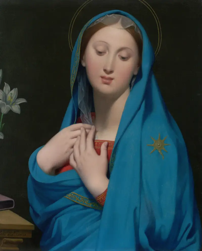 Virgin Of The Adoption av Jean Auguste Dominique Ingres