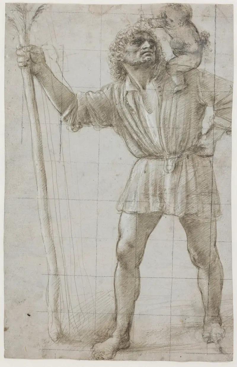 Den hellige Christophorus av Donato Bramante