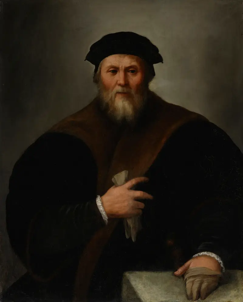 Portrait of a gentleman – nr 2 av Dosso Dossi