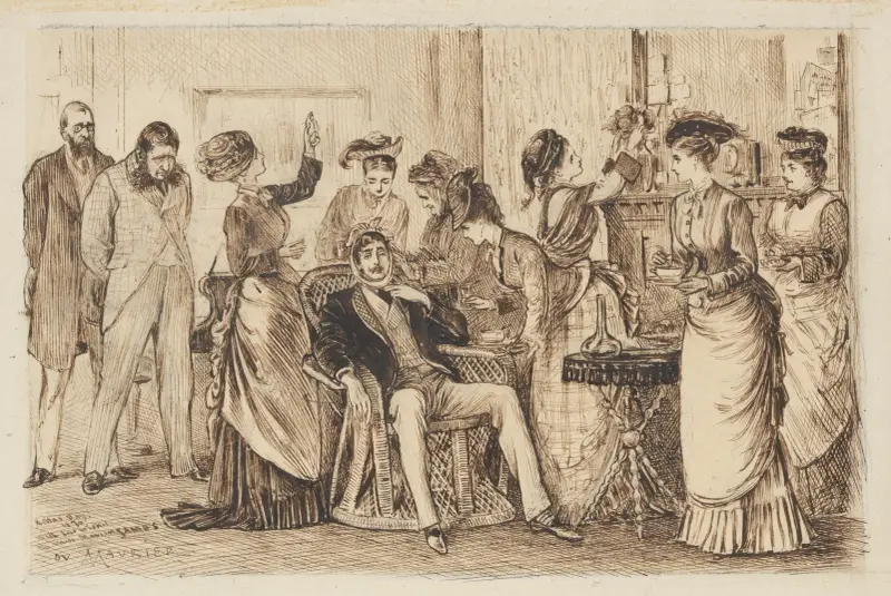 Boże Narodzenie, 1876, George Du Maurier