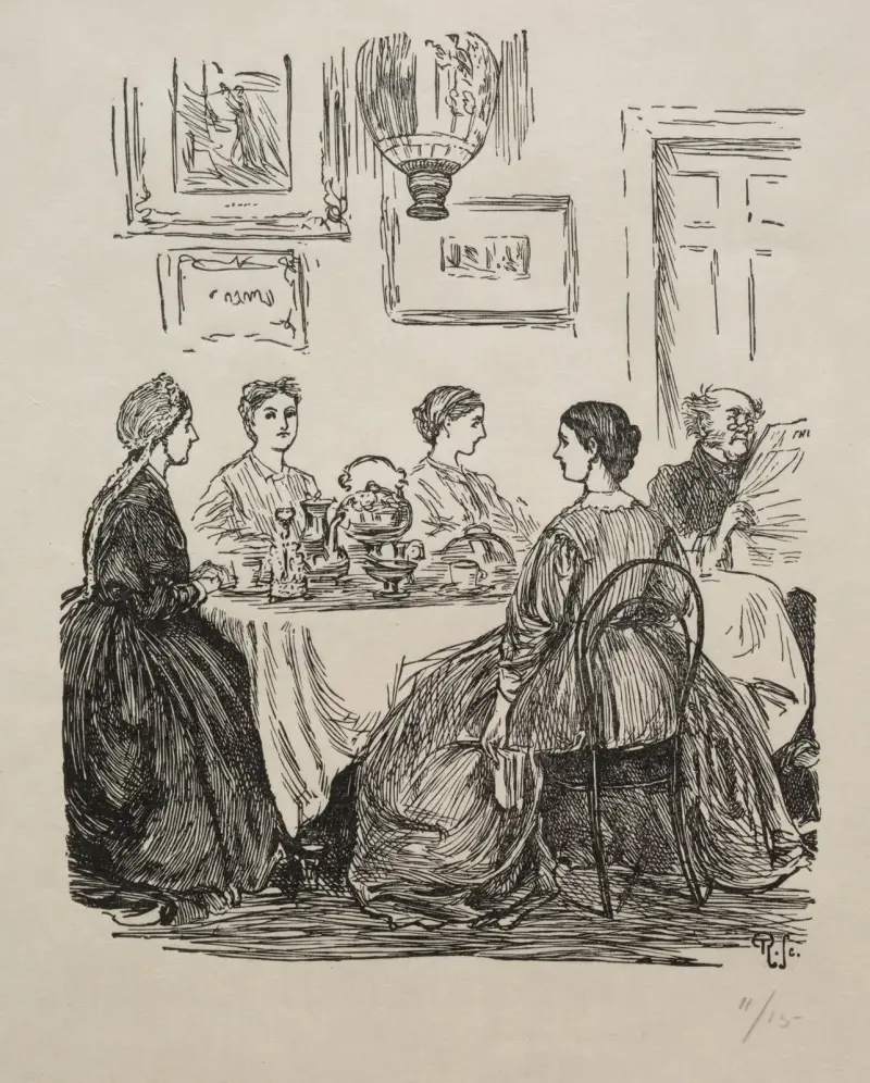 The Annual Question – Where Shall We Go av George Du Maurier