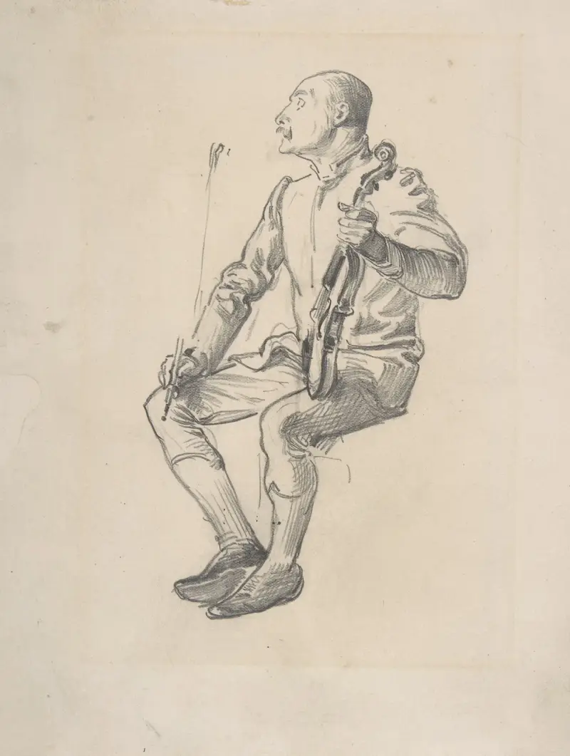 Violinist av George Du Maurier