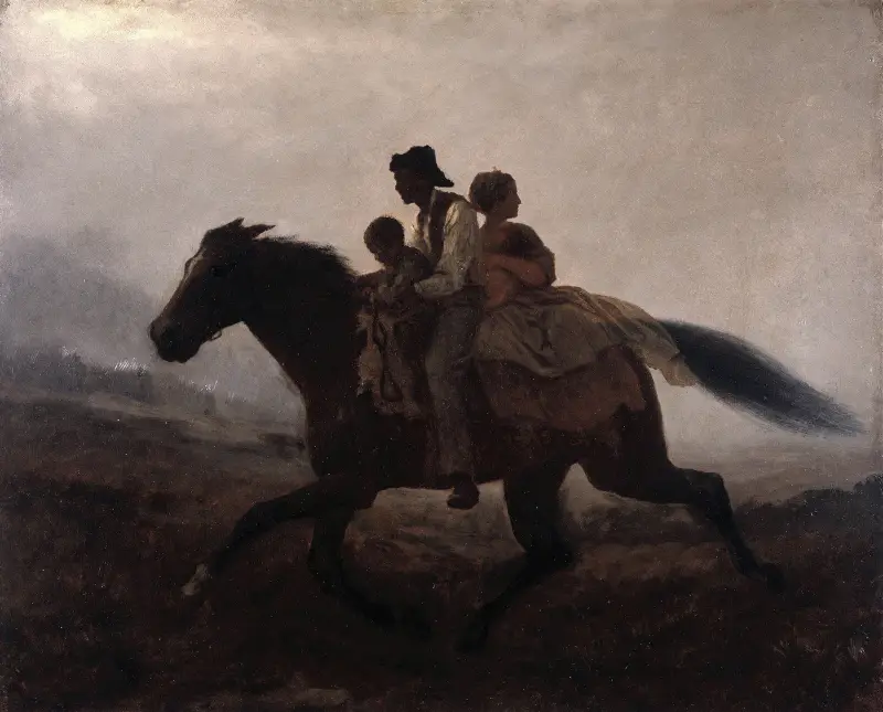A Ride for Liberty av Eastman Johnson